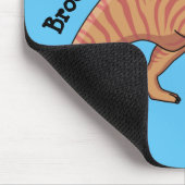 Tapis De Souris Illustration de la caricature de dinosaure du para (Coin)