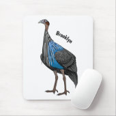 Tapis De Souris Illustration de la caricature de la vautour (Avec souris)