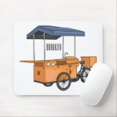 Tapis De Souris Illustration de la carotte de vélo (Avec souris)