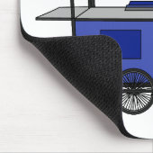 Tapis De Souris Illustration de la charrette alimentaire (Coin)