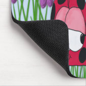 Tapis De Souris Illustration de la famille Ladybug mignonne (Coin)