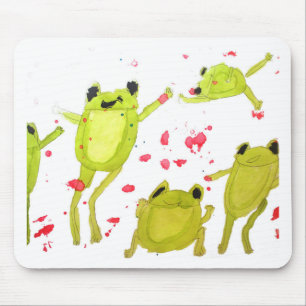 Tapis De Souris Illustration de la grenouille cuite