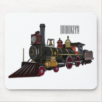 Illustration de la locomotive à vapeur