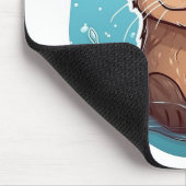 Tapis De Souris Illustration de la loutre de dessin (Coin)