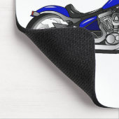 Tapis De Souris Illustration de la moto à hélico (Coin)