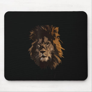 Tapis De Souris Illustration de Lion Sigma que Lion ne nettoie pas