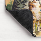 Tapis De Souris Illustration de l'oie des trois petits chatons (Coin)