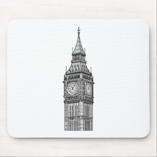Tapis De Souris Illustration de Londres Big Ben