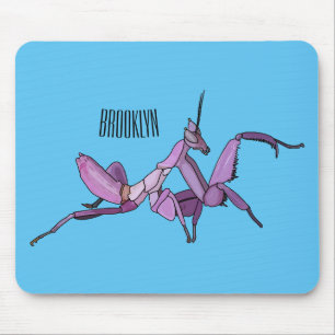 Tapis De Souris Illustration de l'orchidée mante