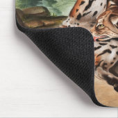 Tapis De Souris Illustration de Lynx texane (Lynx rufus var macula (Coin)