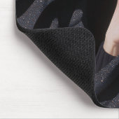 Tapis De Souris Illustration de main de hijab étoilé caché (Coin)