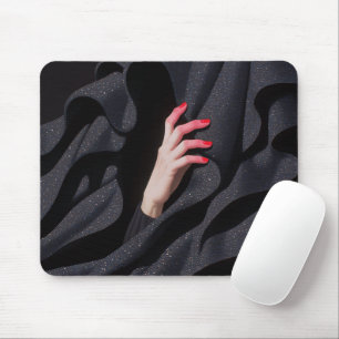 Tapis De Souris Illustration de main de hijab étoilé caché