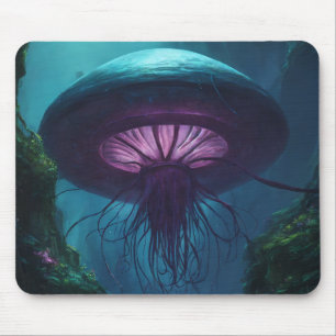 Tapis De Souris Illustration de méduse