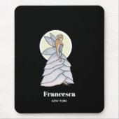 Tapis De Souris Illustration de mode de princesse fée pétale (Devant)