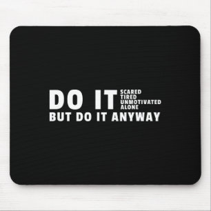 Tapis De Souris Illustration de motivation de gym de musculation d