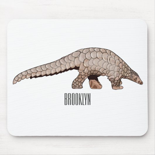 Tapis De Souris Illustration de Pangolin (Devant)