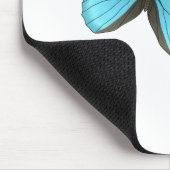 Tapis De Souris Illustration de papillons Morpho (Coin)