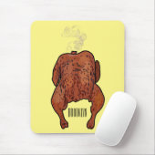 Tapis De Souris Illustration de poulet rôti (Avec souris)