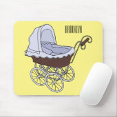 Tapis De Souris Illustration de poussette (Avec souris)