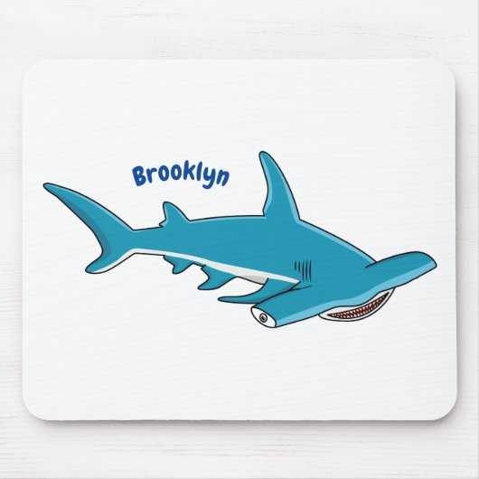 Tapis De Souris Illustration de requin marteau (Devant)