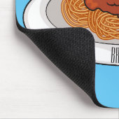 Tapis De Souris Illustration de Spaghetti (Coin)