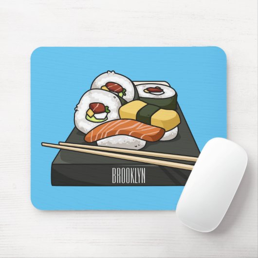 Tapis De Souris Illustration de sushi (Avec souris)