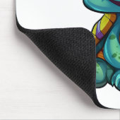 Tapis De Souris Illustration de tortue de dessin animé (Coin)