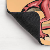 Tapis De Souris Illustration De Velociraptor. (Coin)