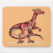 Tapis De Souris Illustration De Velociraptor. (Devant)