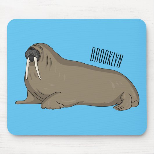 Tapis De Souris Illustration de Walrus (Devant)