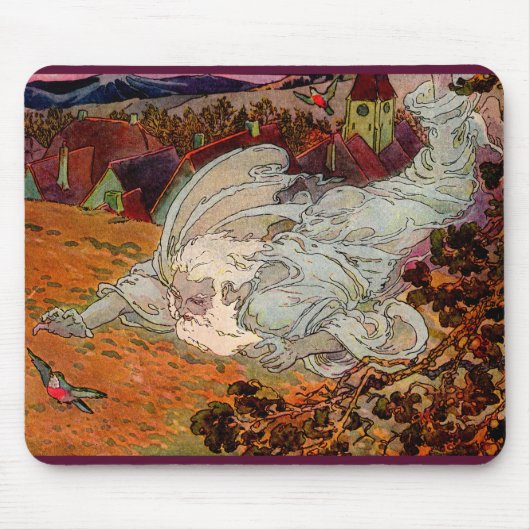 Tapis De Souris Illustration des années 1920 The North Wind (Devant)