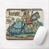 Tapis De Souris Illustration "des contes de Cantorbéry (Avec souris)