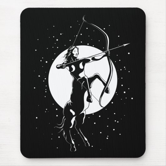 Tapis De Souris Illustration des signes zodiaques - Sagittarius (Devant)
