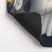 Tapis De Souris Illustration d'Halloween d'un artiste (Coin)