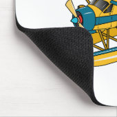 Tapis De Souris Illustration d'hydravion (Coin)