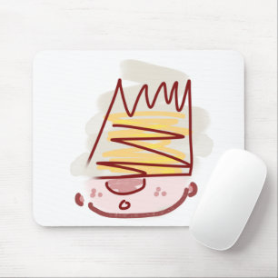 Tapis De Souris Illustration drôle de petit roi mignon