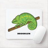 Tapis De Souris Illustration du caméléon de la parson (Avec souris)