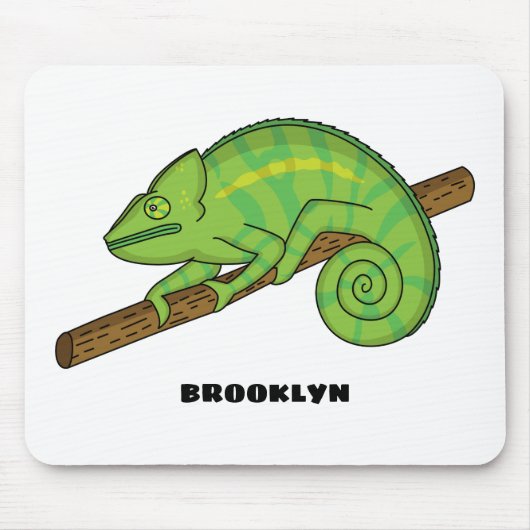Tapis De Souris Illustration du caméléon de la parson (Devant)