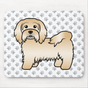 Tapis De Souris Illustration du chien de dessin mignon de Havanais
