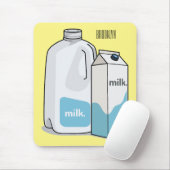 Tapis De Souris Illustration du lait (Avec souris)
