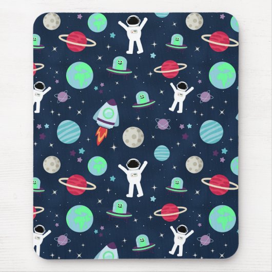 Tapis De Souris Illustration du Motif spatial (Devant)