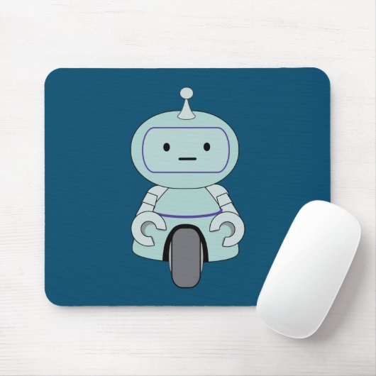 Tapis De Souris Illustration du robot mignon (Avec souris)