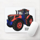 Tapis De Souris Illustration du tracteur (Avec souris)