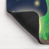 Tapis De Souris Illustration du ver vert mou (Coin)