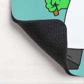 Tapis De Souris Illustration D'Un Boucher Rex Tyrannosaurus. (Coin)