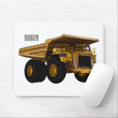 Tapis De Souris Illustration d'un camion à grande échelle (Avec souris)