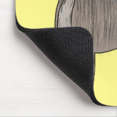 Tapis De Souris Illustration d'un chien hound afghan (Coin)