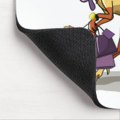 Tapis De Souris Illustration D'Un Iguanodon Avec Sacs Commerciaux. (Coin)