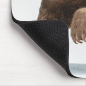 Tapis De Souris Illustration d'un ours Brown (Coin)