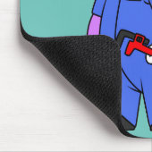 Tapis De Souris Illustration D'Un Plomber Spinosaurus. (Coin)